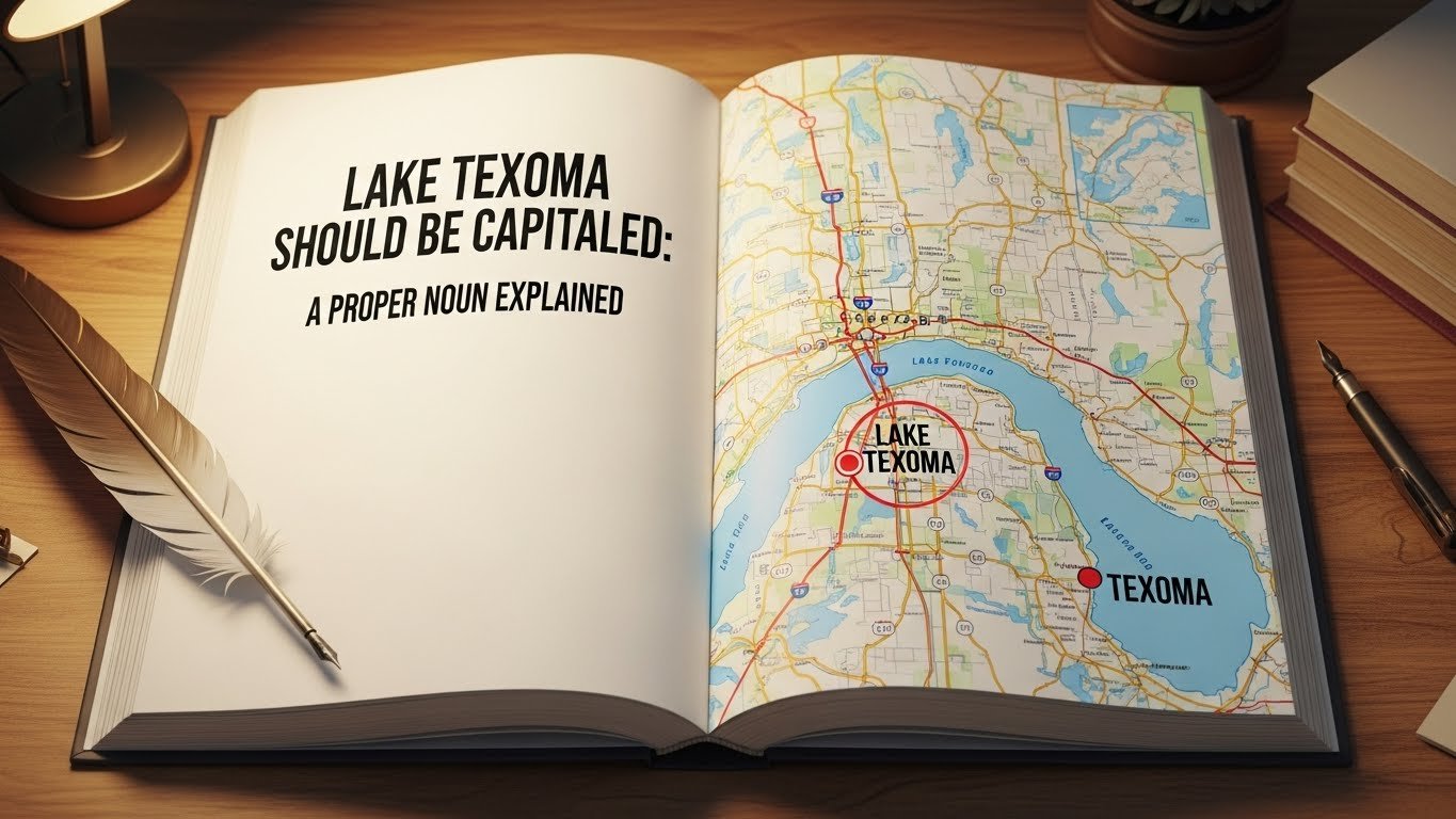 Lake texoma should be capitalized